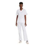 Signature Scrub Top White S