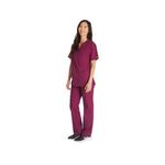 Signature Scrub Top Wine L