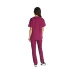 Signature Scrub Top Wine Xl