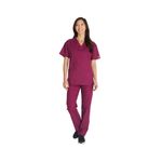 Signature Scrub Top Wine 2Xs