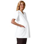 Maternity Scrub Top White 2Xl