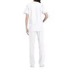 Unisex Scrub Set Top/Trs White M