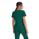 Breeze Womens Scrub Top Hunt Grn Xl
