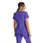 Breeze Womens Scrub Top Grape 3Xl