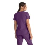 Breeze Womens Scrub Top Eggplant 5Xl