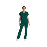 Breeze Womens Scrub Top Hunt Grn 2Xl