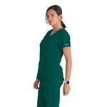 Breeze Womens Scrub Top Hunt Grn 2Xl