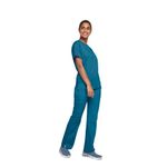 4700 Unisex Scrub Top Carib Blue M