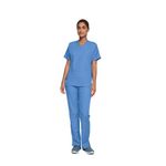 4700 Unisex Scrub Top Ceil Blue L