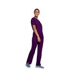 4700 Unisex Scrub Top Eggplant Xs