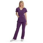 Breeze Womens Trs Reg Eggplant 4Xl