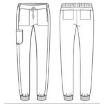 Pace Knit Jogger Petite Ceil Xl