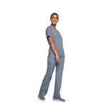 4700 Unisex Scrub Top Grey 2Xs