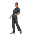 4700 Unisex Scrub Top Pewter 3Xl