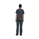 4700 Unisex Scrub Top Pewter L