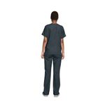 4700 Unisex Scrub Top Pewter M