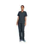 4700 Unisex Scrub Top Pewter 2Xs