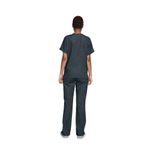 4700 Unisex Scrub Top Pewter 2Xs