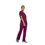 4700 Unisex Scrub Top Wine M