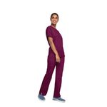 4700 Unisex Scrub Top Wine Xs