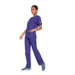4700 Unisex Scrub Top Grape M