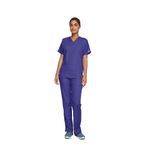 4700 Unisex Scrub Top Grape Xl
