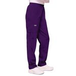 Unisex Scrub Trouser Eggplant M