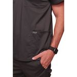Revolution Scrub Top Pewter 3Xl