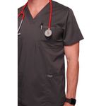 Revolution Scrub Top Pewter Xl