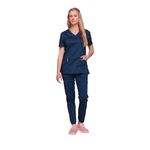 Revolution Mock Wrap Top Navy 2Xl