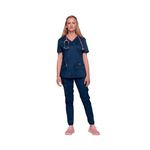Revolution Mock Wrap Top Navy 3Xl