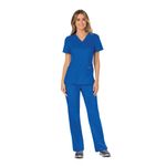 Revolution Mock Wrap Top Ro Blu Xl