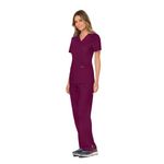 Revolution Mock Wrap Top Wine L