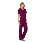 Revolution Mock Wrap Top Wine Xl