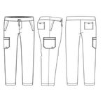 Slipins Rebound Pants Sht Ro Blu Xs