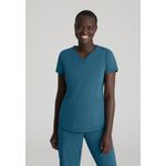 Serene Knit Scrub Top Bah Blue 2Xl