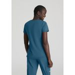 Serene Knit Scrub Top Bah Blue 4Xl