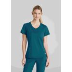 Flow Knit Scrub Top Bahama Blue 3Xl