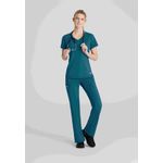 Flow Knit Scrub Top Bahama Blue 4Xl