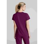 Flow Knit Scrub Top Wine 3Xl