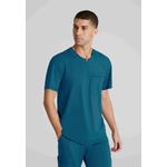 Flex Knit Scrub Top Bah Blue S