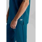 Flex Knit Scrub Top Bah Blue Xl