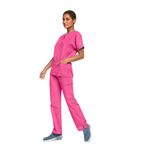 4700 Unisex Scrub Top Shock Pink S