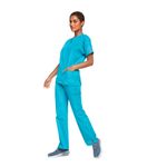 4700 Unisex Scrub Top Turquoise 2Xs