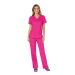 Revolution Mock Wrap Top Epink M