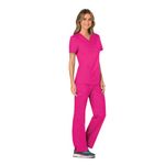 Revolution Mock Wrap Top Epink M