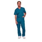 Revolution Scrub Top Car Blue L