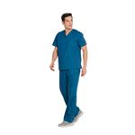 Signature Scrub Top Carib Blue 2Xs