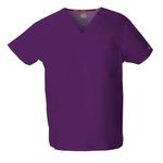 Signature Scrub Top Eggplant L