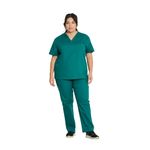 Signature Scrub Top Hunt Grn 2Xs